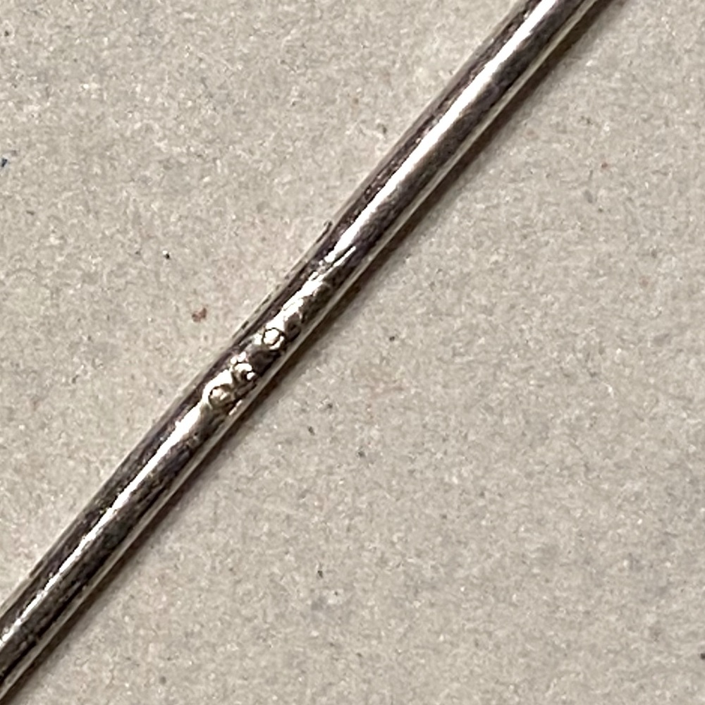 Sterling Silver Ball Threader Chain Earrings - image 2